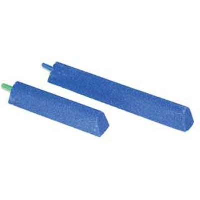 Dois objetos azuis de espuma com âncoras coloridas