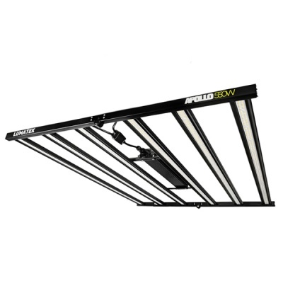 Luminária LED preta LUMATEK APOLLO 550W para cultivo