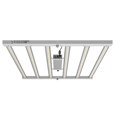 Luminária LED para cultivo FISSION COMPLETE com seis barras de luz e estrutura metálica