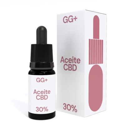 Frasco e caixa de aceite CBD GG+ 30%