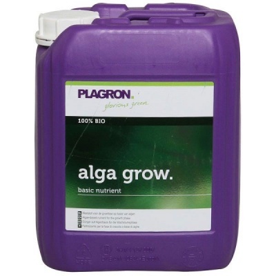 Recipiente plástico roxo com fertilizante PLAGRON alga grow