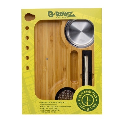 Conjunto para enrolar com tabuleiro de bambu e acessórios