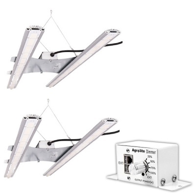 luminárias LED para plantas com controlador de intensidade Agralite Dimmer
