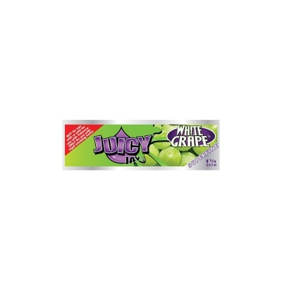 Pacote de papel de enrolar Juicy Jay's sabor uva branca