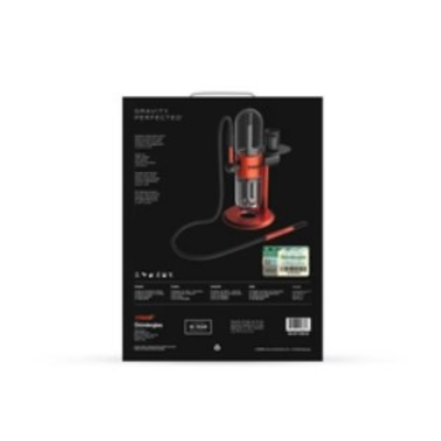 Embalagem de estação de soldadura preta e vermelha com texto em inglês