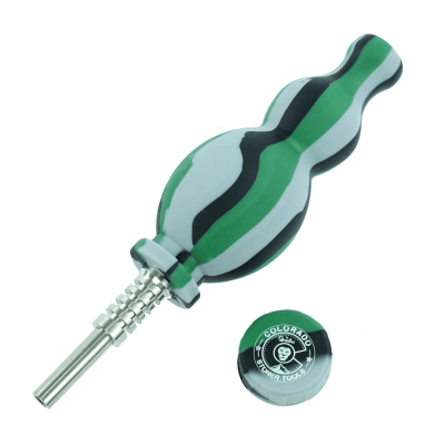 Ferramenta para enrolar tabaco colorida com acessório redondo