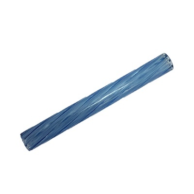 Rolinho azul fino com padrão em espiral