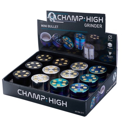 Trituradores CHAMP HIGH MINI BULLET em expositor
