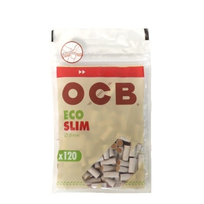 Pacote com 120 filtros OCB Eco Slim 6 mm