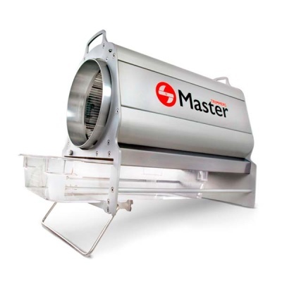 Máquina de aparar Master em metal e plástico com reservatório transparente