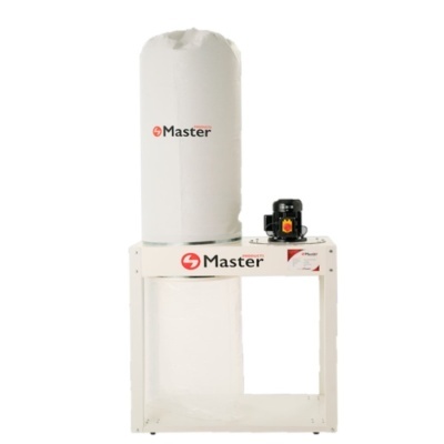 aspirador industrial branco com sacos de tecido e motor preto