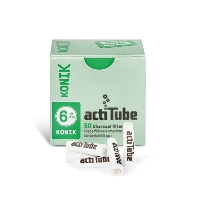 Filtro de carvão ativado actiTube e caixa verde