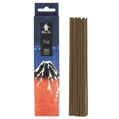 Caixa de incenso Koto-Do Fuji com varetas ao lado