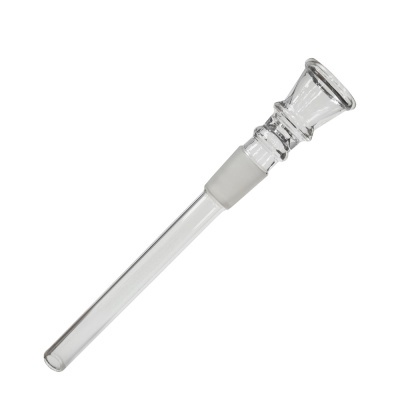 Acessório transparente de vidro para cachimbo de água com encaixe fosco