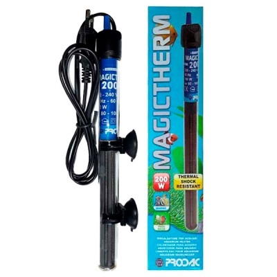 Aquecedor para aquário MAGIC THERM 200 W da PRODAC com cabo e ventosas