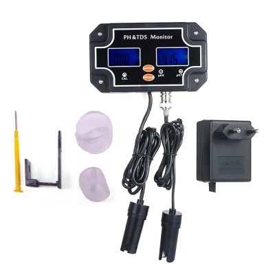 Monitor digital PH & TDS com acessórios e carregador