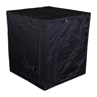 Tenda ou armário de cultivo preto em tecido