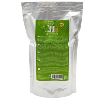 Embalagem prateada com etiqueta verde do produto Zerum Bloc Stick Mentolado