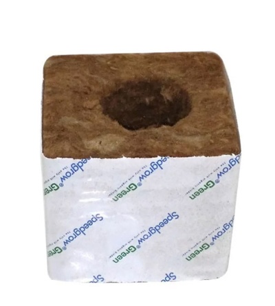 Cubinho absorvente Speedgrow Green com furo no topo