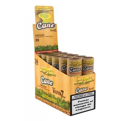 Caixa com 24 cones de cânhamo Cyclones Hemp Cones Cane