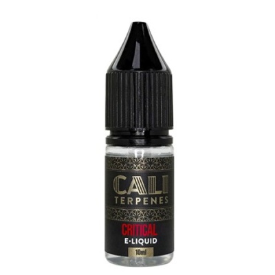 Frasco de e-líquido CALI TERPENES Critical 10ml com tampa preta
