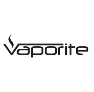 Logótipo preto com a palavra Vaporite e símbolo de vapor