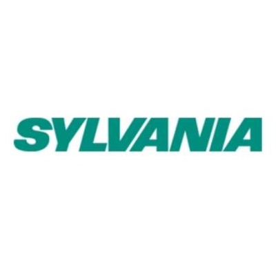 Logótipo SYLVANIA em verde sobre fundo branco