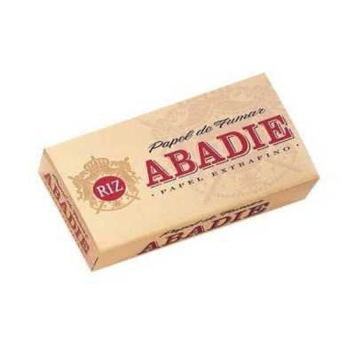 Caixa de papel de fumar ABADIE em papel extrafino, Bege