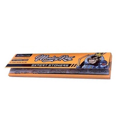 Embalagem laranja de papel para enrolar Monkey King com desenho de macaco com coroa