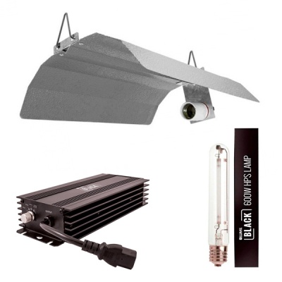 Kit de iluminação para cultivo com refletor, balastro e lâmpada