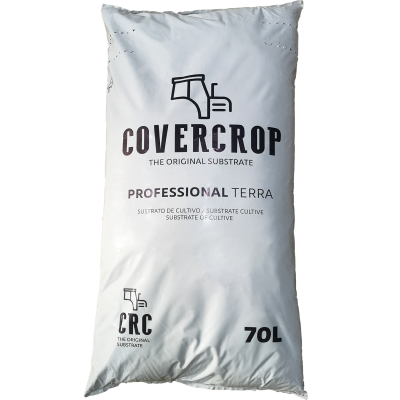 Saco branco com substrato de cultivo COVER CROP 70L