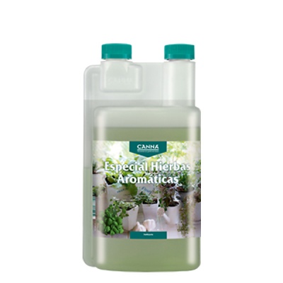Frasco de fertilizante para ervas aromáticas com embalagem de plástico e etiqueta colorida