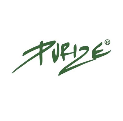 Logótipo com a palavra PURIZE em verde sobre fundo branco