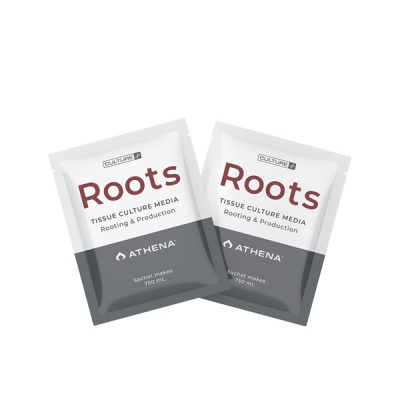 Dois sachês de meio de cultivo Root para produção de tecidos