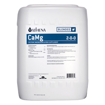 Embalagem branca de suplemento CaMg 2-0-0 da marca ATHENA