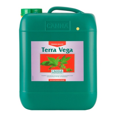 Recipiente verde de fertilizante Terra Vega da CANNA