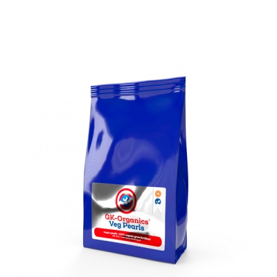 Pacote azul de fertilizante orgânico GK-Organics Veg Pearls