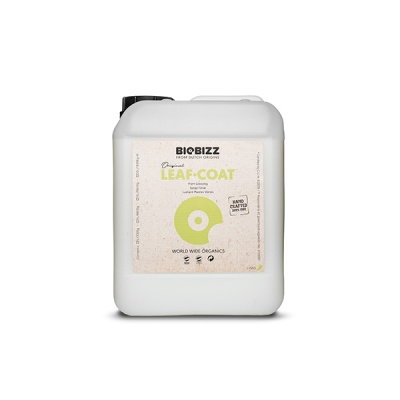 Recipiente plástico branco Biobizz Original Leaf-Coat com rótulo