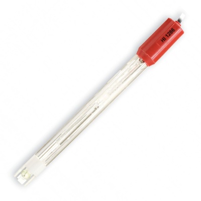 Sensor electroquímico com corpo vermelho e ponteira de vidro