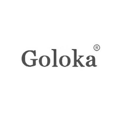 Logótipo Goloka preto e branco