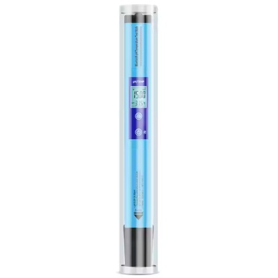 Teste digital de pH e temperatura com ecrã e estojo transparente