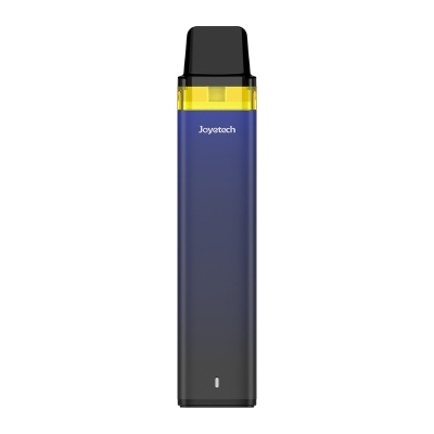 Dispositivo de vaporizador Joyetech azul escuro com cartucho amarelo