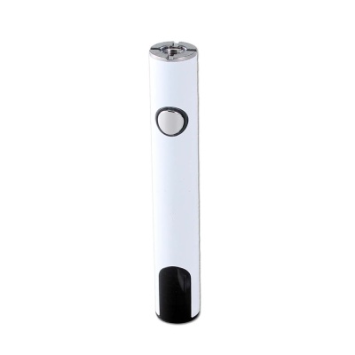 Bateria para vaporizador eletrónica branca com botão