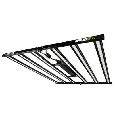 Luminária LED preta LUMATEK APOLLO 550W para cultivo