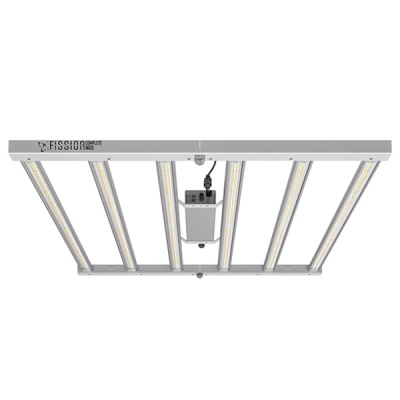 Luminária LED para cultivo FISSION COMPLETE com seis barras de luz e estrutura metálica