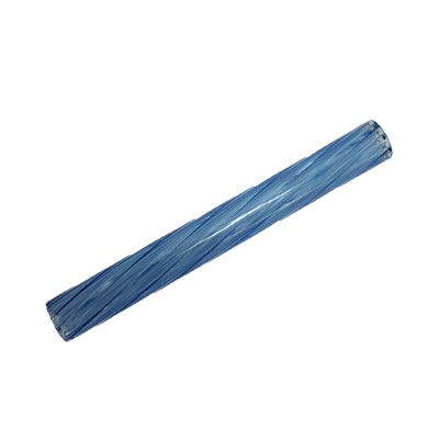 Rolinho azul fino com padrão em espiral
