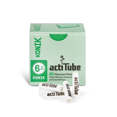Filtro de carvão ativado actiTube e caixa verde