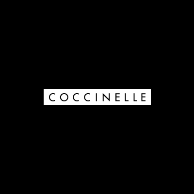 Logótipo da marca COCCINELLE a preto em fundo branco