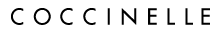 Logótipo da marca COCCINELLE a preto em fundo branco
