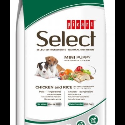 Saco de ração para cães picart Select MINI PUPPY 3 kg